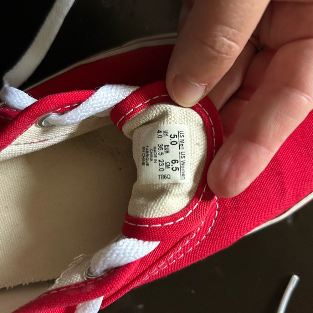 Authentic Vans Red - image 3